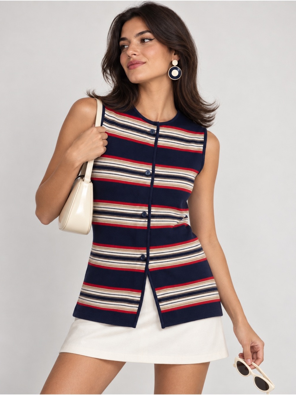 TRUE VINTAGE 60s/70s Penny’s Wool Knit Vest - Lg